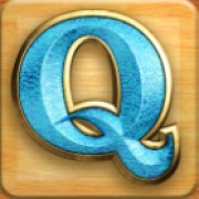 Symbol Q v čokoládě